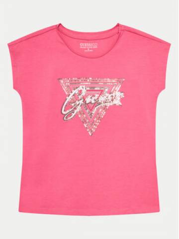 Guess Футболка J4GI21 K6YW4 Рожевий Boxy Fit Guess Футболка J4GI21 K6YW4 Рожевий Boxy Fit