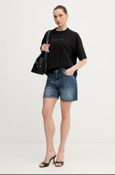 Armani Exchange шорты для женщин из денима