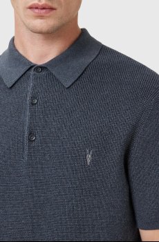 Поло с примесью шерсти AllSaints ASPEN