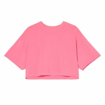 Cropp - Гладка футболка - рожевий Cropp - Гладка футболка - рожевий