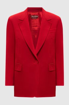 Красный жакет BALCO из шерсти