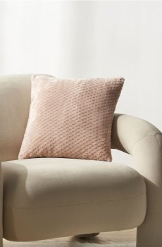 Декоративна подушка - пастельний рожевий