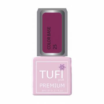 База для гель-лака Tufi profi Premium Color Base 025 Вишневый сад, 8 мл База для гель-лака Tufi profi Premium Color Base 025 Вишневый сад, 8 мл