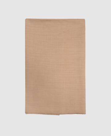 Коричневый шарф из шерсти