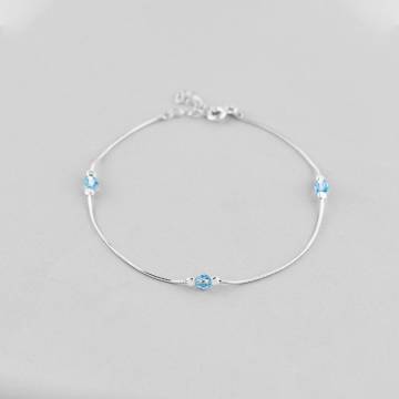 Серебряный браслет Minimal Ф-102бг/18.5 Серебряный браслет Minimal Ф-102бг/18.5
