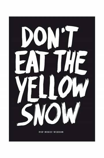 Книга home & lifestyle Dont eat the yellow snow by Marcus Kraft, English Книга home & lifestyle Dont eat the yellow snow by Marcus Kraft, English