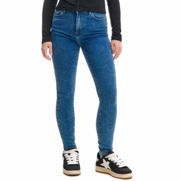 Cropp - Джинси skinny пуш-ап - синій Cropp - Джинси skinny пуш-ап - синій
