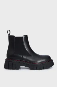 Женские черные кожаные челси Kandava Черный 37 PRPY PRFLT2320W