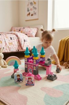 Конструктор – Замок принцеси - різнобарвний