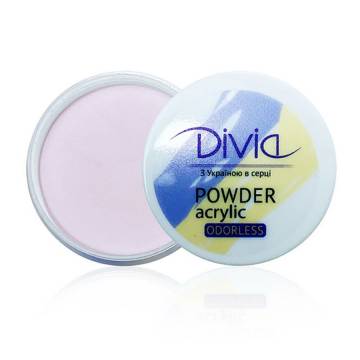 Акриловая пудра для ногтей Divia Acrylic Powder Odorless без запаха, AO03 Pink, 8 г Акриловая пудра для ногтей Divia Acrylic Powder Odorless без запаха, AO03 Pink, 8 г