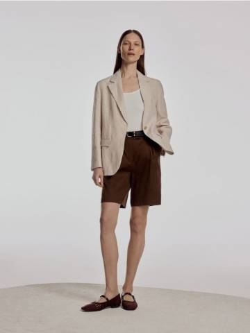 Reserved - LADIES` SHORTS - коричневий - 939FB-88X Reserved - LADIES` SHORTS - коричневий - 939FB-88X
