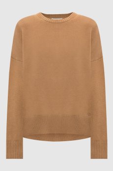 Коричневый свитер ANTON из кашемира