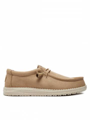 Hey Dude Мокасини Wally Canvas 40700-256 Бежевий Hey Dude Мокасини Wally Canvas 40700-256 Бежевий