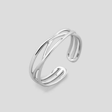 Серебряное кольцо Minimal 10142-17р Серебряное кольцо Minimal 10142-17р