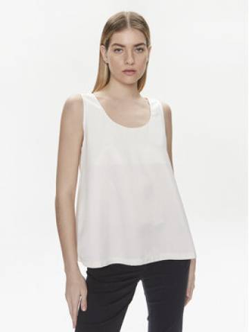 United Colors Of Benetton Топ 5XONDQ06Z Écru Relaxed Fit United Colors Of Benetton Топ 5XONDQ06Z Écru Relaxed Fit