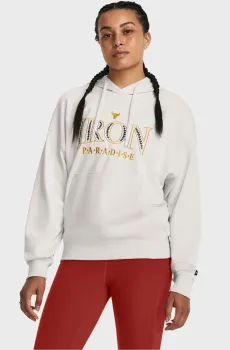 Женское белое худи Pjt Rck Everyday Terry Hdy Белый XS Under Armour 1380186-114