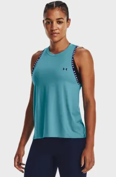 Женская синяя майка Knockout Novelty Tank Синий S Under Armour 1378580-433