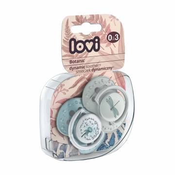 Пустышка LOVI силиконовая динамическая Botanic Boy 0-3 месяцев 2 шт. 22-869boy Пустышка LOVI силиконовая динамическая Botanic Boy 0-3 месяцев 2 шт. 22-869boy