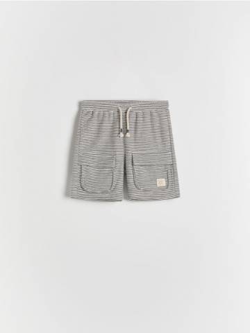 Reserved - Бавовняні шорти карго - кремовий - 5197S-01X