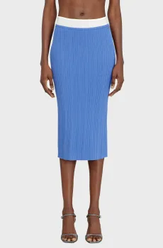 Женская голубая юбка M-ZINIA Голубой XS Diesel A20840 0WICK