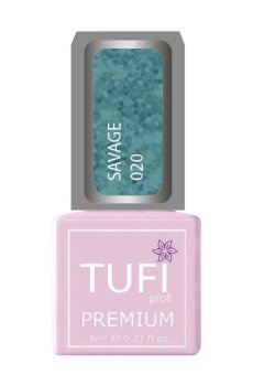 Уценка! Гель-лак для ногтей Tufi Profi Premium Savage 020 Светоотражающий Мадрид, 8 мл