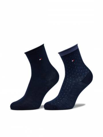 Tommy Hilfiger Набір 2 пар високих дитячих шкарпеток 701224911 Cиній Tommy Hilfiger Набір 2 пар високих дитячих шкарпеток 701224911 Cиній