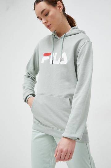 Кофта Fila цвет зелёный с капюшоном с принтом Кофта Fila цвет зелёный с капюшоном с принтом