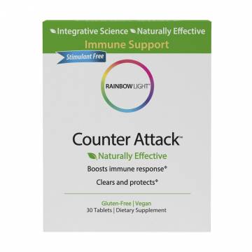 Поддержка иммунитета Rainbow Light Counter Attack Naturally Effective, 30 таблеток