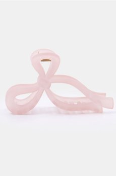 Заколка для волосся у формі бантика - пастельний рожевий