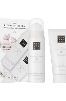 Набор для тела Rituals The Ritual Of Sakura Mini Travel Set (крем, 70 мл + гель-пена для душа, 50 мл)
