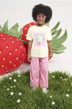 Жіночі штани та пояс - рожевий