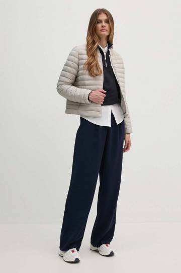 Хлопковая кофта Tommy Hilfiger женская цвет синий с аппликацией WW0WW43337 Хлопковая кофта Tommy Hilfiger женская цвет синий с аппликацией WW0WW43337