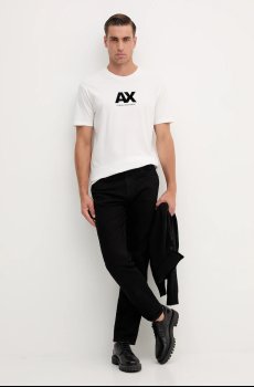 Хлопковая футболка Armani Exchange