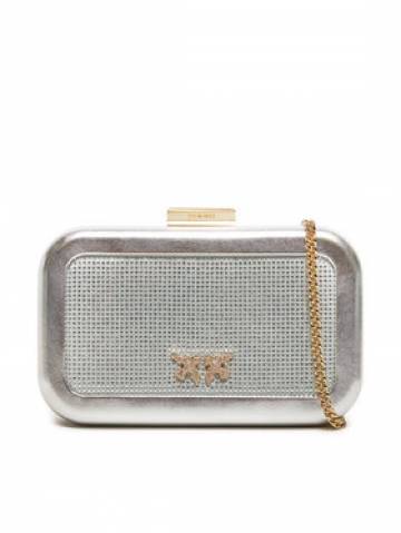 Pinko Сумка Greta Box AI 24-25 PLTT 103515 A1WD Срібний Pinko Сумка Greta Box AI 24-25 PLTT 103515 A1WD Срібний