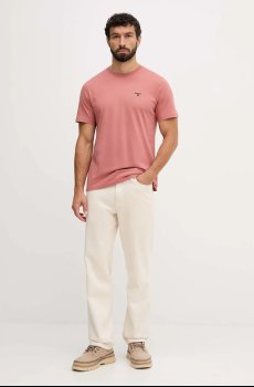 Хлопковая футболка Barbour