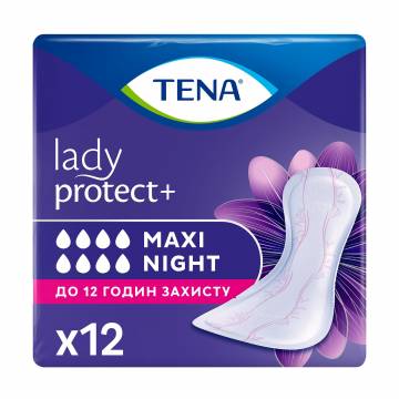 Урологические прокладки женские TENA Lady Maxi Night, 12 шт Урологические прокладки женские TENA Lady Maxi Night, 12 шт