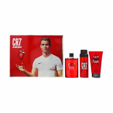 Парфюмированный набор мужской Cristiano Ronaldo CR7 (туалетная вода, 100 мл + гель для душа, 150 мл + дезодорант, 150 мл) Парфюмированный набор мужской Cristiano Ronaldo CR7 (туалетная вода, 100 мл + гель для душа, 150 мл + дезодорант, 150 мл)
