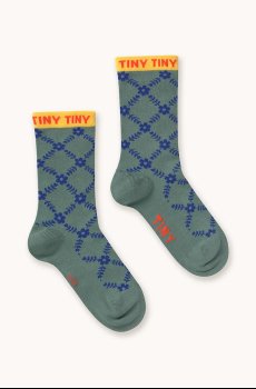 Детские носки Tinycottons FLOWER GRID MEDIUM SOCKS
