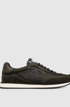 Комбинированные кроссовки DG Cushion цвета хаки