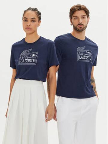 Lacoste Футболка TH9068 Cиній Regular Fit Lacoste Футболка TH9068 Cиній Regular Fit