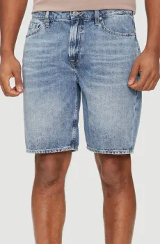 Мужские голубые джинсовые шорты Голубой 33 Guess M4GD27.D5AY2;EXPE