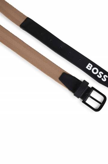 Детский ремень BOSS цвет чёрный J51573 Детский ремень BOSS цвет чёрный J51573