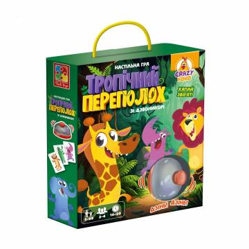 Игра настольная Vladi Toys Тропический переполох, со звонком, 18*5*23 см, от 5 лет, 51 элементов (VT8010-13) Игра настольная Vladi Toys Тропический переполох, со звонком, 18*5*23 см, от 5 лет, 51 элементов (VT8010-13)
