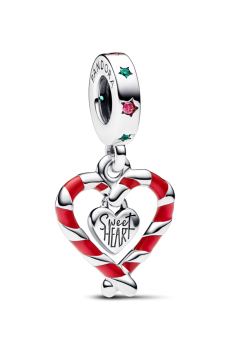 Намистина "Карамельна різдвяна тростина"