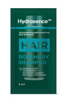 Укрепляющий шампунь для волос Hydrasence Rosemary Shampoo с розмарином, 9 мл (саше)