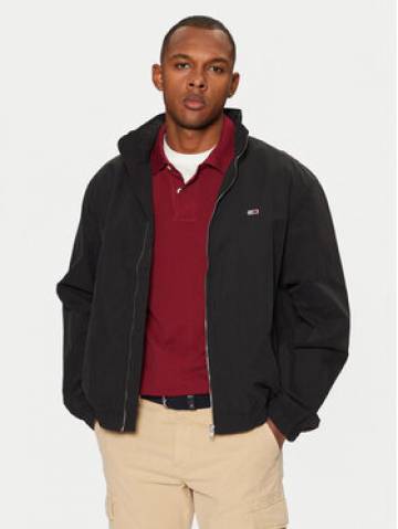 Tommy Jeans Демісезонна куртка Essential DM0DM20655 Чорний Regular Fit Tommy Jeans Демісезонна куртка Essential DM0DM20655 Чорний Regular Fit