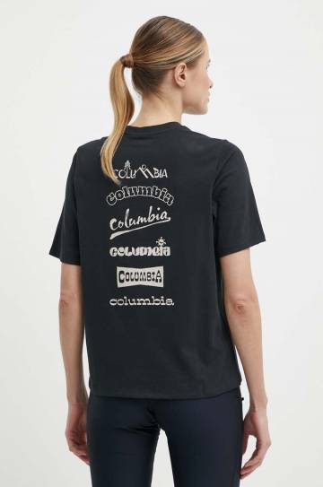 Спортивная футболка Columbia Alpine Way II Graphic цвет чёрный 2074692 Спортивная футболка Columbia Alpine Way II Graphic цвет чёрный 2074692
