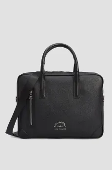Мужская черная сумка для ноутбука Черный ONESIZE Karl Lagerfeld 502451.815902;990