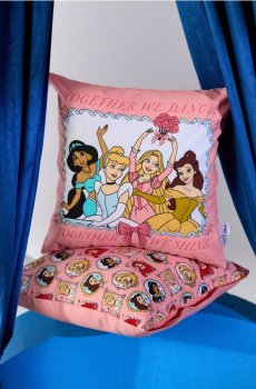 Бавовняні наволочки на подушки Disney Princess 2 pack - рожевий