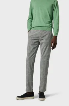 Мужские серые чиносы в клетку Серый 32-34 Pierre Cardin PC.-C3 33750.5009